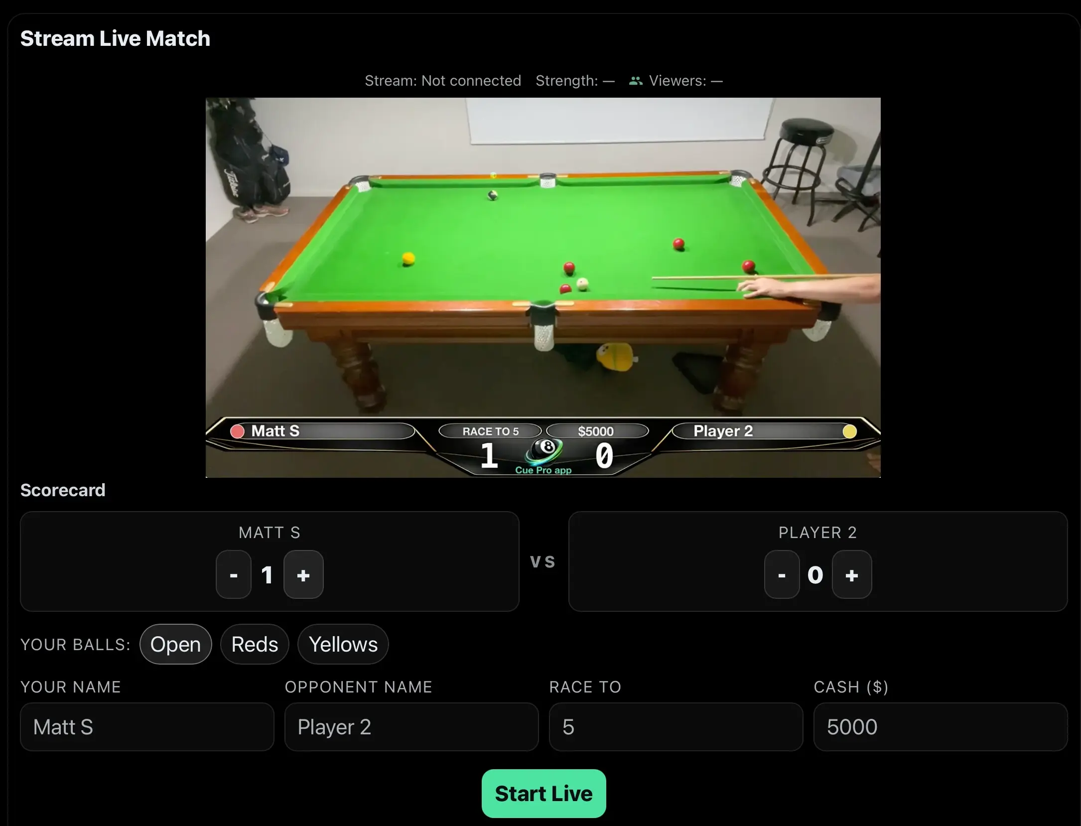Streaming overlay